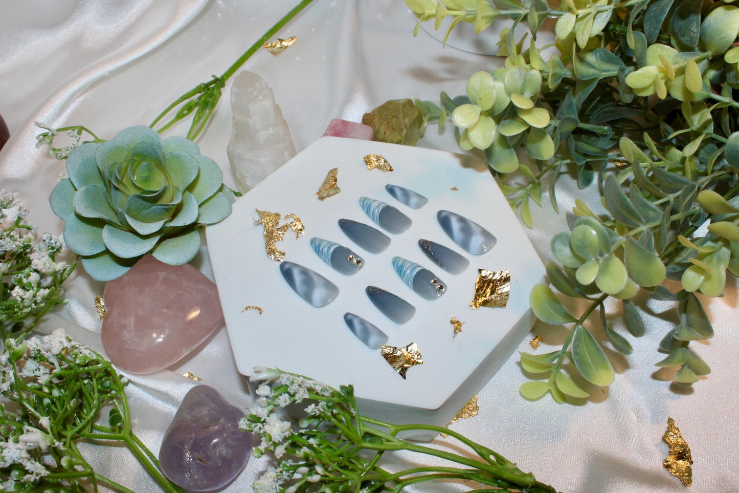 Fae Tips – Frosted Serenity
